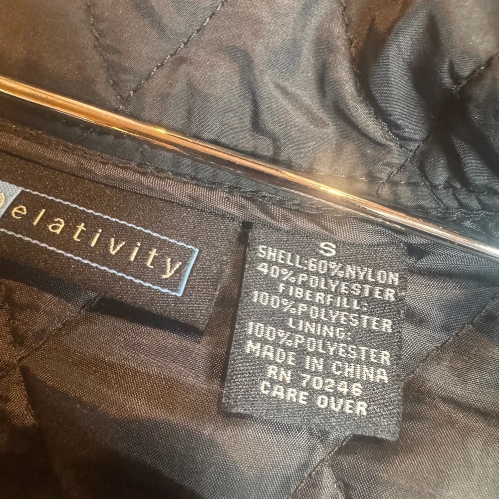 Relativity Black Quilted Puffer Jacket - Picture 3 of 6